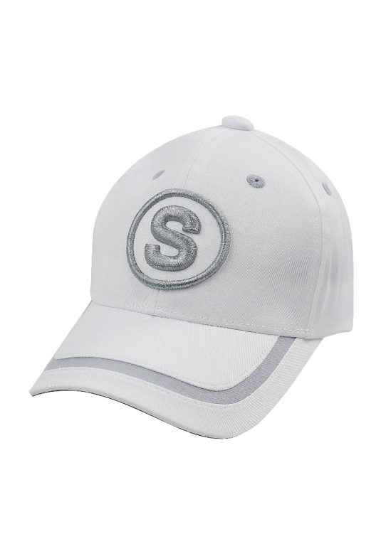S MONOGRAM CAP (WHITE)