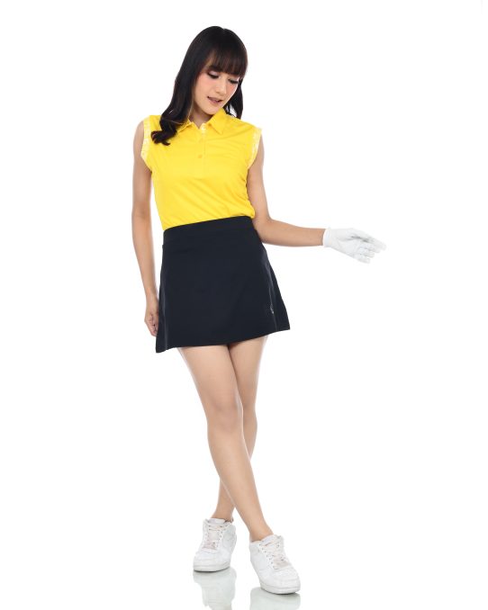 Svingolf Women Vlower Baju Golf Wanita Polo - Sunflower