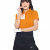 Svingolf Grafitti Polo Baju Golf Wanita (Orange)