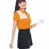 Svingolf Grafitti Polo Baju Golf Wanita (Orange)