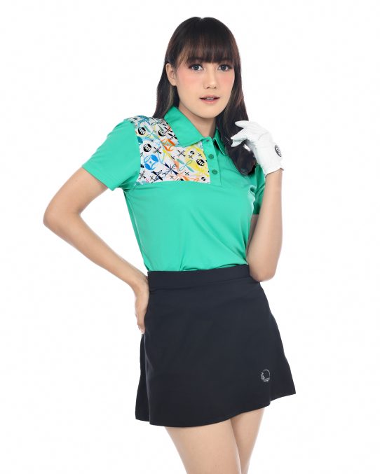 Svingolf  Grafitti Polo Baju Golf Wanita (Tosca Green)