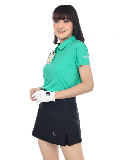 Svingolf  Grafitti Polo Baju Golf Wanita (Tosca Green)
