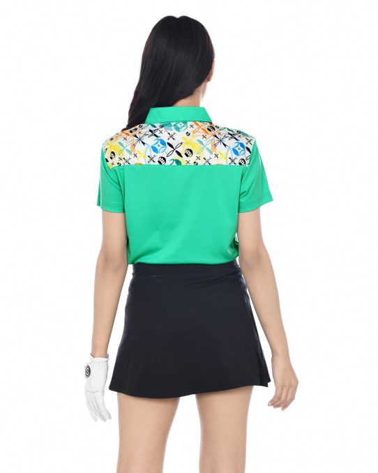 Svingolf  Grafitti Polo Baju Golf Wanita (Tosca Green)