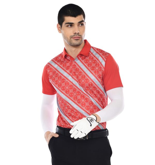 24 JULI 2023 TREVIZ FG RIDWAN (STUDIO 1)-173441 Svingolf Batik Keraton Polo Shirt Baju Golf Pria - Flag Red