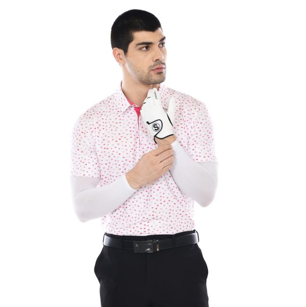 24 JULI 2023 TREVIZ FG RIDWAN (STUDIO 1)-173446 Svingolf Pixel Shade Polo Baju Golf Pria - Pink