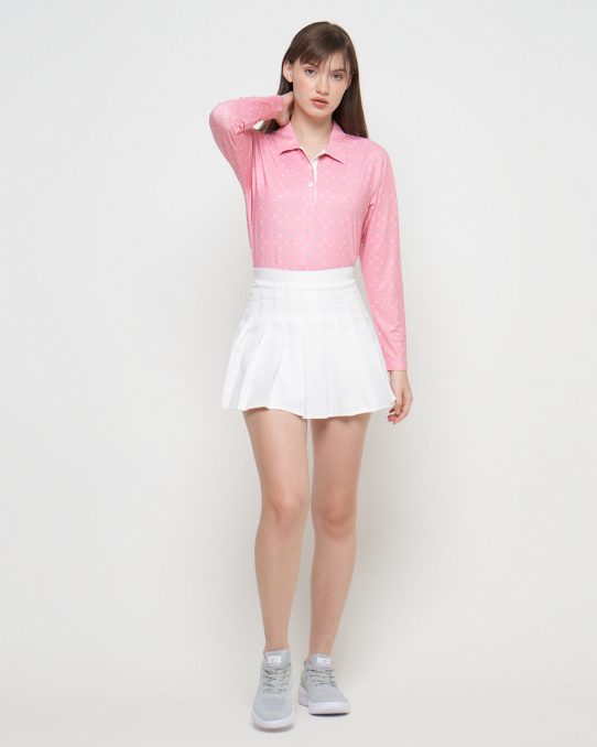 Svingolf Nodes Polo Baju Golf Wanita (Dust Pink)