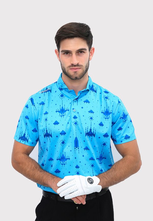 space bit sb a Svingolf Space Bit Polo Baju Golf Pria - Blue