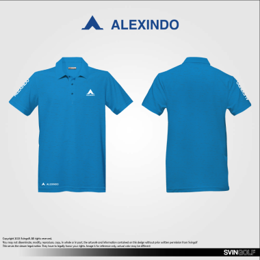 Custom corporate golf polo shirt Alexindo – Svingolf