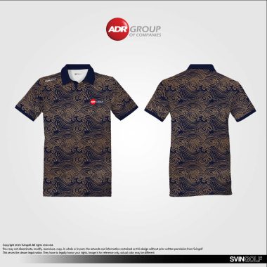 Custom corporate golf polo shirt ADR Group – Svingolf