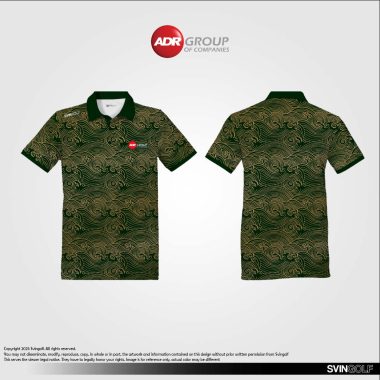 Custom corporate golf polo shirt ADR Group – Svingolf